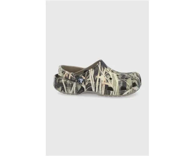 Crocs papuci Classic Realtree culoarea verde 12132 Khaki
