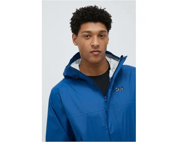 Helly Hansen geaca de ploaie loke barbati, culoarea bleumarin 62252-402