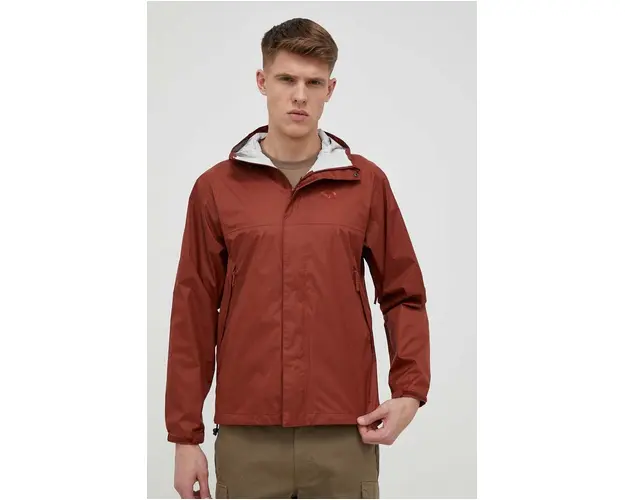 Helly Hansen geaca de ploaie Loke barbati, culoarea maro 62252-402