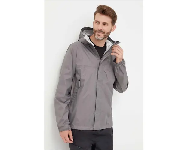 Helly Hansen geaca de ploaie Loke barbati, culoarea gri 62252-402