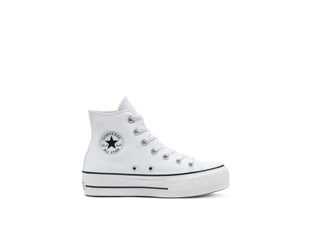 Converse tenisi Chuck Taylor All Star Lift femei, culoarea alb 560846C-OPTICAL.WH