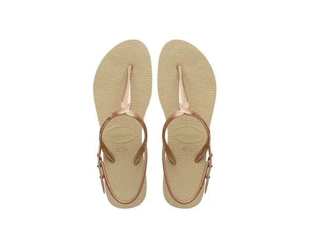Havaianas Sandale femei, culoarea bej