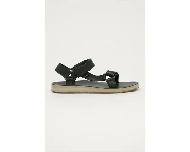 Teva sandale de piele femei, culoarea negru 1116637-SDDN