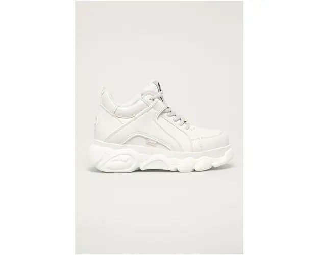 Buffalo sneakers culoarea alb