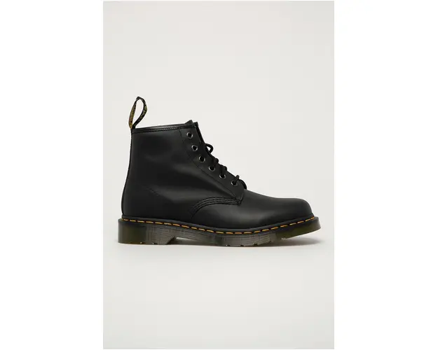 Dr. Martens bocanci de piele 101 culoarea negru DM26409001.101-Black