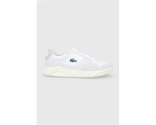 Lacoste ghete de piele GAME ADVANCE LUXE LTH culoarea alb 41SMA0015