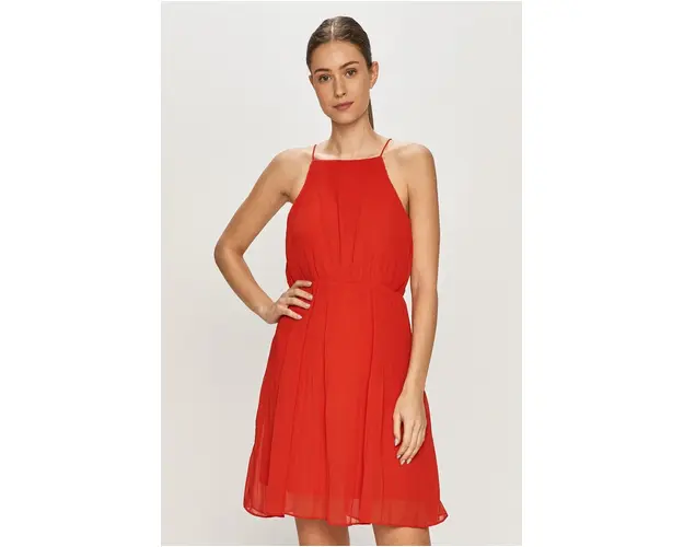 Pepe Jeans Rochie culoarea rosu