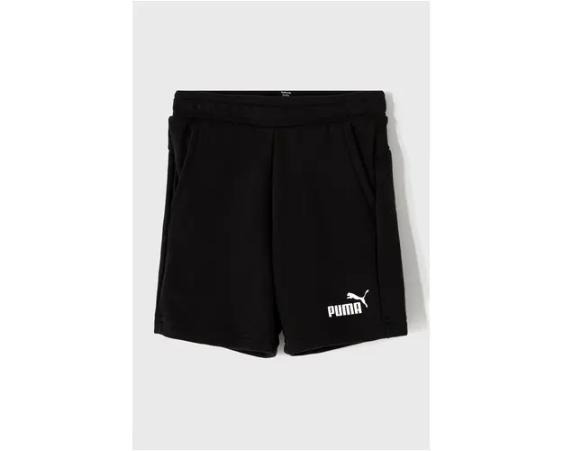Puma Pantaloni scurti copii 586972 culoarea negru