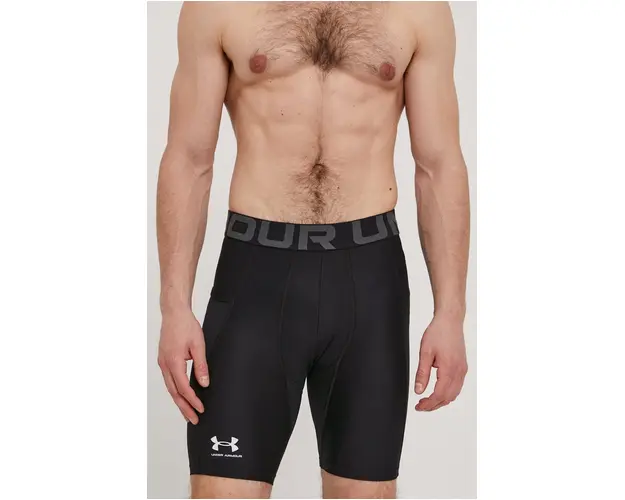 Under Armour pantaloni scurti de antrenament culoarea negru