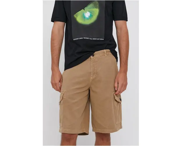 Sisley Pantaloni scurti barbati, culoarea bej