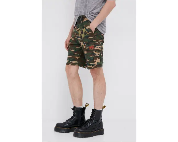 Superdry Pantaloni scurti barbati, culoarea verde