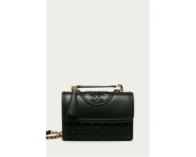 Tory Burch Poseta de piele culoarea negru