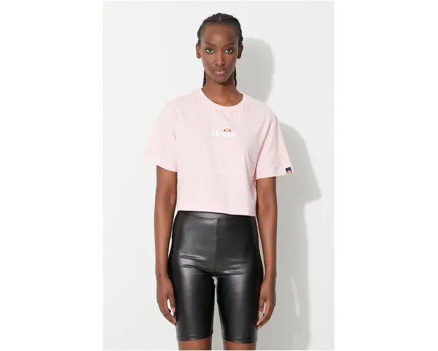 Ellesse tricou din bumbac culoarea alb SGB06838-Black