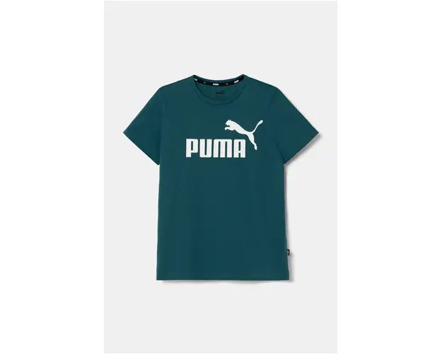 Puma tricou de bumbac pentru copii culoarea verde, cu imprimeu