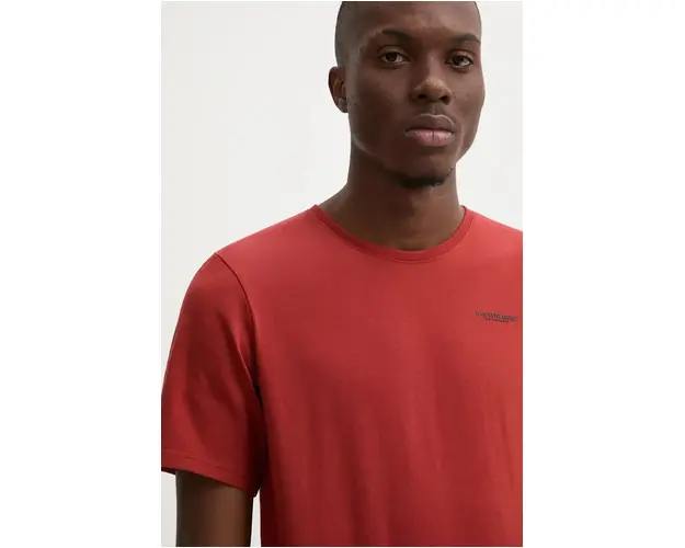 G-Star Raw tricou barbati, culoarea rosu, neted