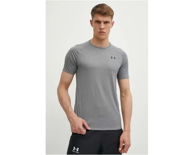 Under Armour Tricou 1345317 barbati, culoarea gri, material neted