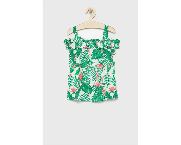 Birba&Trybeyond bluza copii culoarea verde, modelator