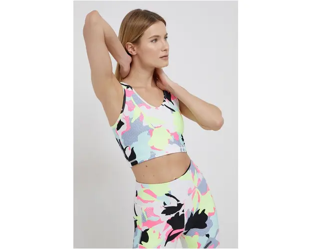 Dkny sutien sport culoarea verde, modelator