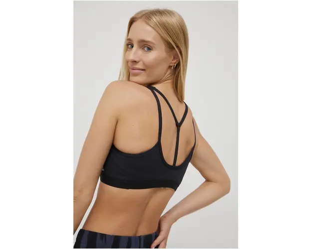 adidas Performance sutien sport Coreessentials HE9066 culoarea negru, neted