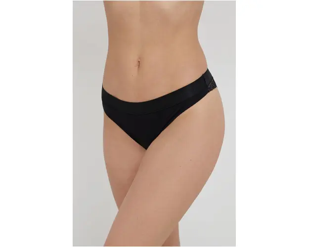 Karl Lagerfeld Chiloti (2-pack) culoarea negru, transparent