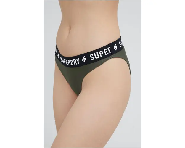 Superdry chiloti de baie culoarea verde