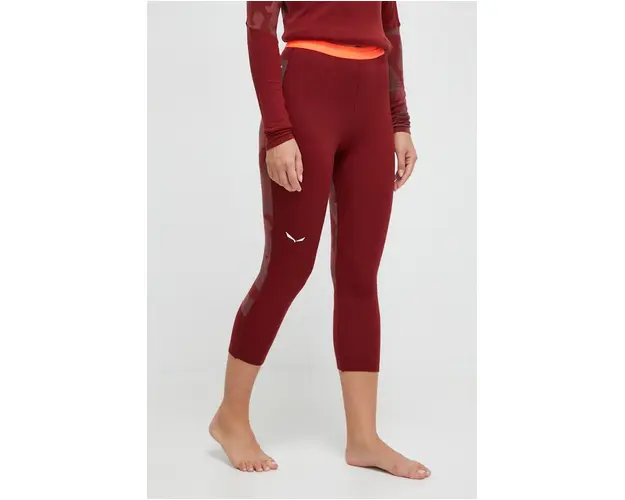 Salewa jambiere functionale culoarea bordo