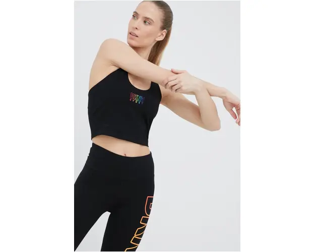 Dkny top culoarea negru