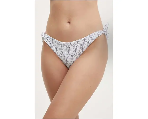 Karl Lagerfeld chiloti de baie culoarea alb