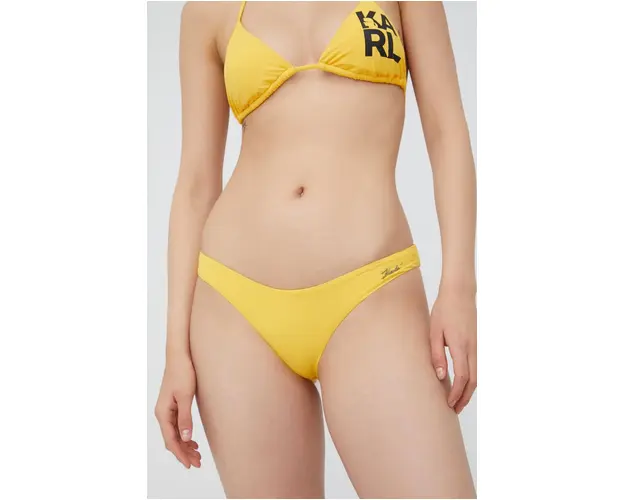 Karl Lagerfeld bikini brazilieni culoarea galben