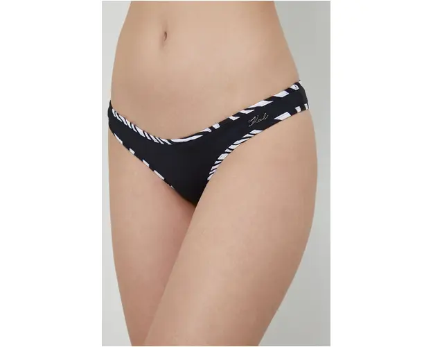 Karl Lagerfeld chiloti de baie culoarea negru