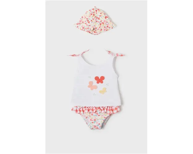 Mayoral Newborn costum de baie copii culoarea roz