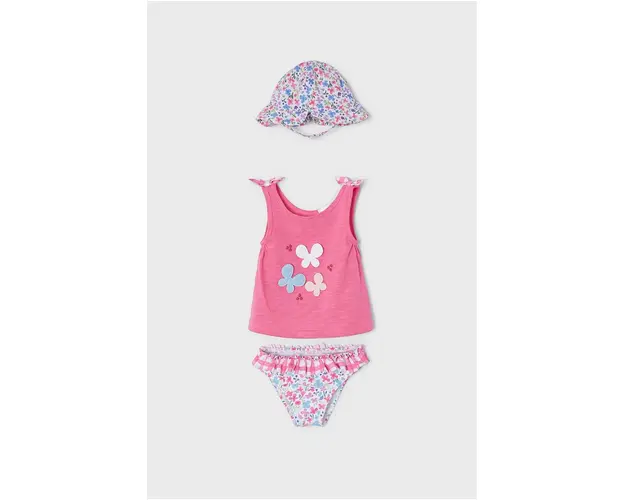 Mayoral Newborn costum de baie copii culoarea roz