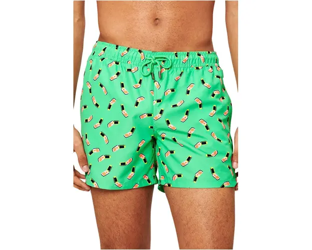 Happy Socks pantaloni scurti de baie culoarea verde