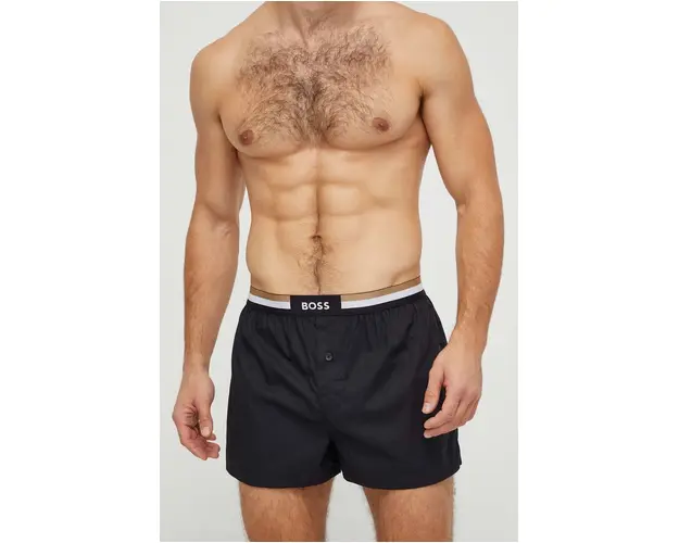 BOSS boxeri de bumbac 2-pack culoarea violet 50469762