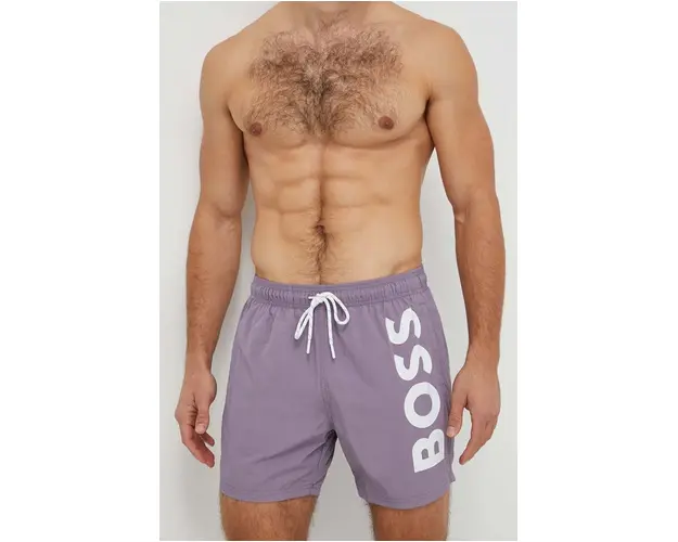 BOSS pantaloni scurti de baie culoarea violet 50469594