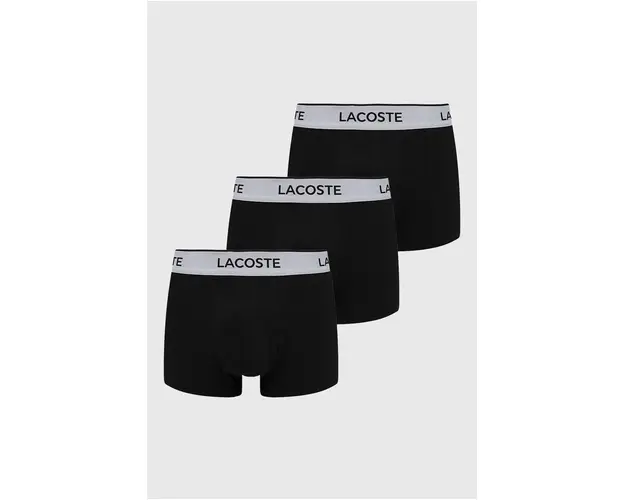 Lacoste boxeri (3-pack) barbati, culoarea negru