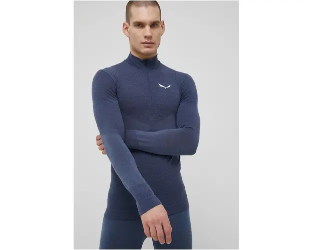 Salewa longsleeve functional Zebru culoarea albastru marin