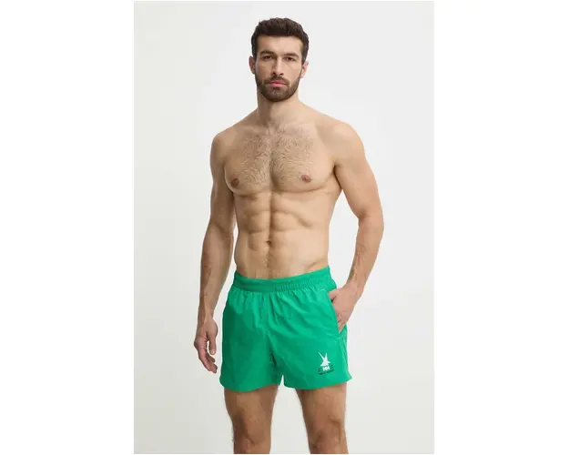 Helly Hansen pantaloni scurti de baie culoarea verde