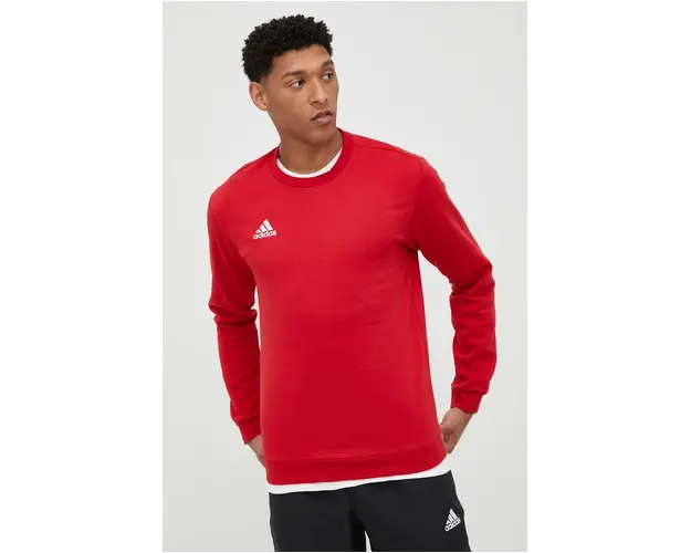 adidas Performance bluza barbati, culoarea rosu, cu imprimeu HB0577