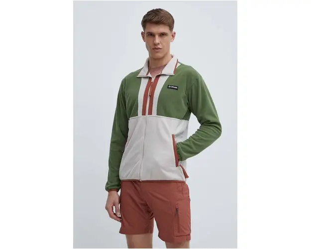 Columbia hanorac Back Bowl barbati, culoarea verde, cu imprimeu 1890764