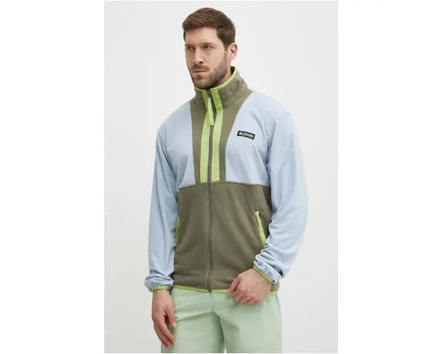 Columbia hanorac Back Bowl culoarea verde, cu model 1890764