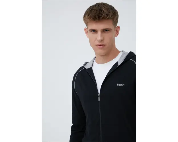 BOSS bluza barbati, culoarea negru, uni 50469540