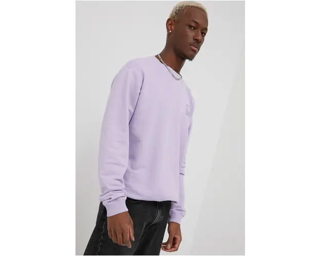 Fila bluza culoarea violet, neted