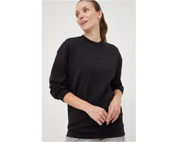 Arkk Copenhagen hanorac de bumbac culoarea negru, neted