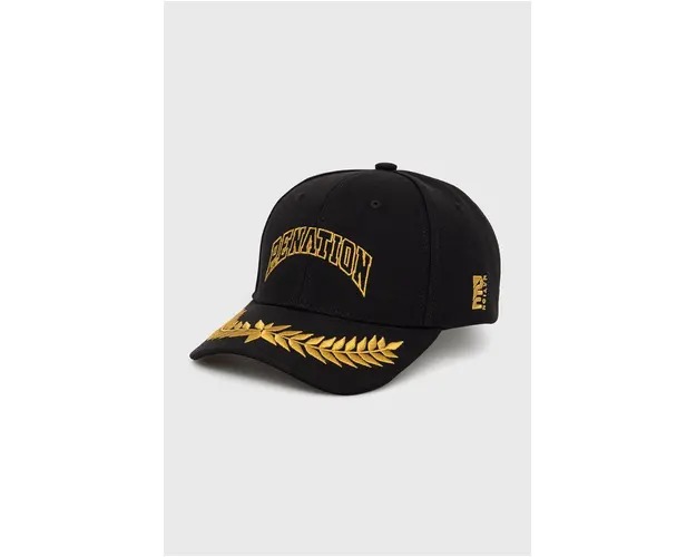 P.E Nation caciula culoarea negru, cu imprimeu