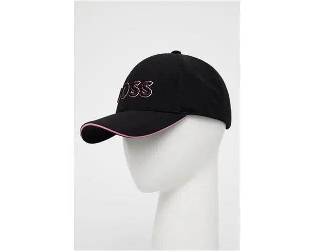 BOSS sapca BOSS GREEN culoarea negru, cu imprimeu