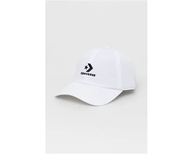 Converse sapca culoarea alb, cu imprimeu 10022131.A02-White