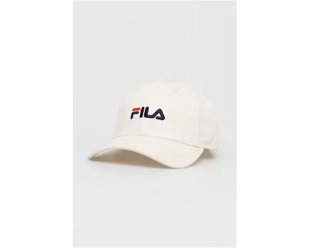 Fila sapca culoarea bej, cu imprimeu