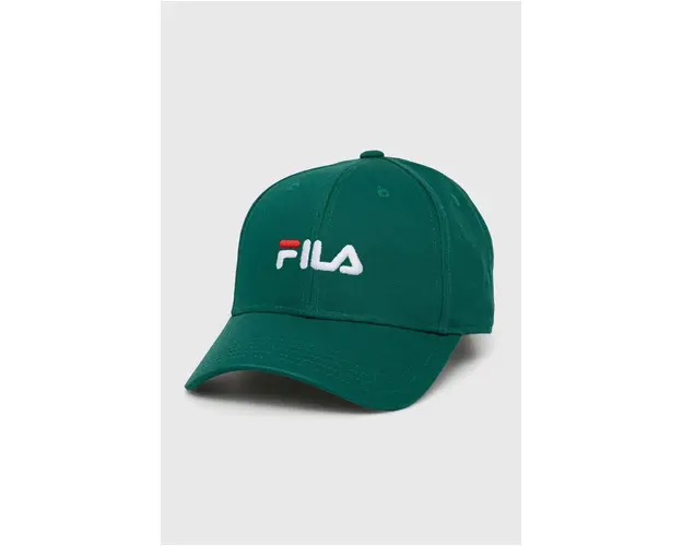 Fila sapca de baseball din bumbac culoarea portocaliu, cu imprimeu