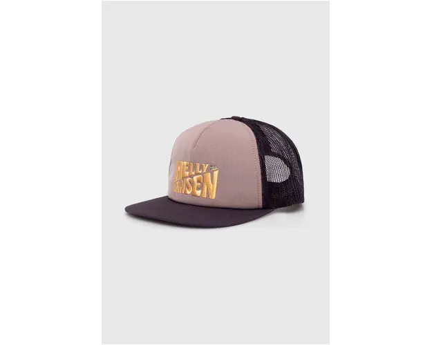 Helly Hansen sapca culoarea alb, cu imprimeu 67155